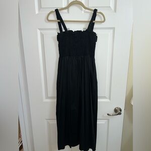 Top Shop Black Evening Dress Straps Size Small